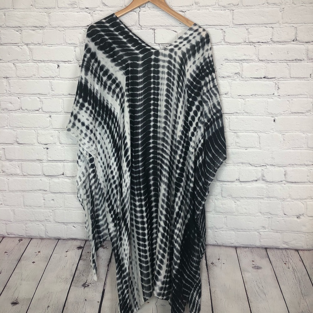 Michael Stars Swim Coverup Wrap Tie Dyed One Size - Picture 4 of 11